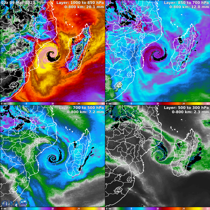 Much weakened TC 11S(FREDDY) set to re-intensify forecast landfall near Quelimane/MOZ//Invest 97W//Invest 99P//0903utc