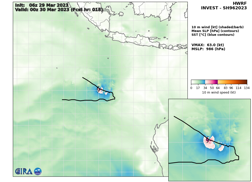 TC 17S(HERMAN) forecast to peak within 24hours// 3 week GTHO maps// 2915utc