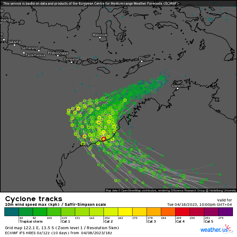 TC 18S forecast to peak as a powerful CAT 4 US in 96h just before landfall East of Port Hedland//Invest 90W up-graded// 0906utc TC 18S forecast to peak as a powerful CAT 4 US in 96h just before landfall East of Port Hedland//Invest 90W up-graded// 0906utc