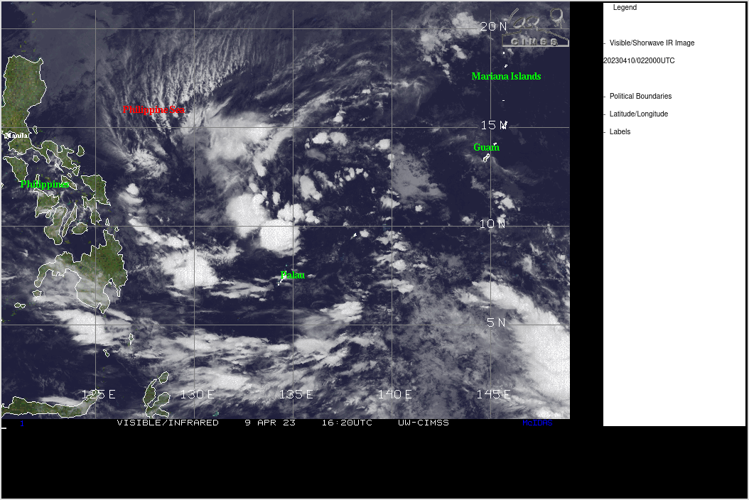 90W gradually developing approaching the Philippines //TC 18S forecast to be a powerful CAT 4 US by 72h and landfall East of Pardoo//1003utc