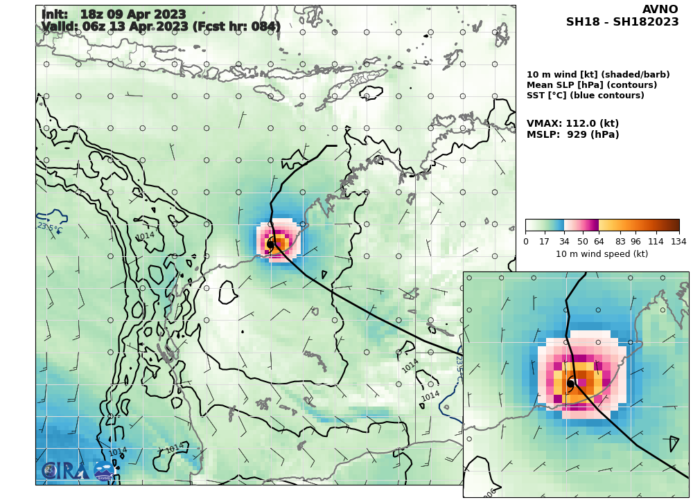 90W gradually developing approaching the Philippines //TC 18S forecast to be a powerful CAT 4 US by 72h and landfall East of Pardoo//1003utc