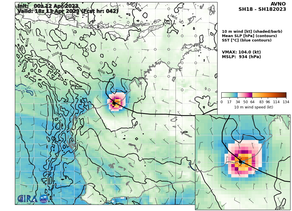 TC 18S(ILSA) set to peak at CAT 4 US by 36h landfall shortly after//Invest 90W cancelled TCFA//Invest 91W//3 Week GTHO maps//1209utc  TC 18S(ILSA) set to peak at CAT 4 US by 36h landfall shortly after//Invest 90W cancelled TCFA//Invest 91W//3 Week GTHO maps//1209utc
