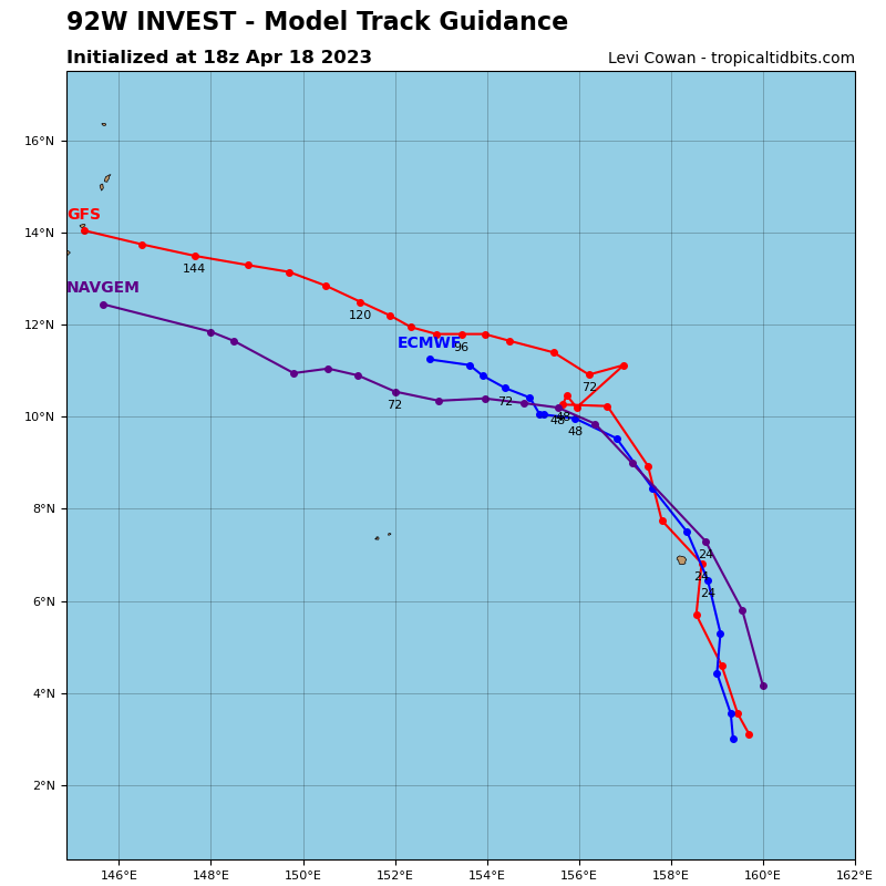 Tropical Cyclone Formation Alert for Invest 92W// 3 week GTHO maps// 1903utc