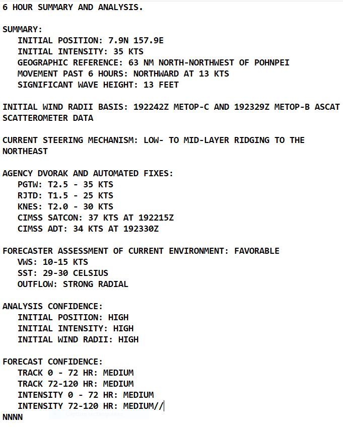 TS 01W relocated and peaking within 24 hours// 2003utc