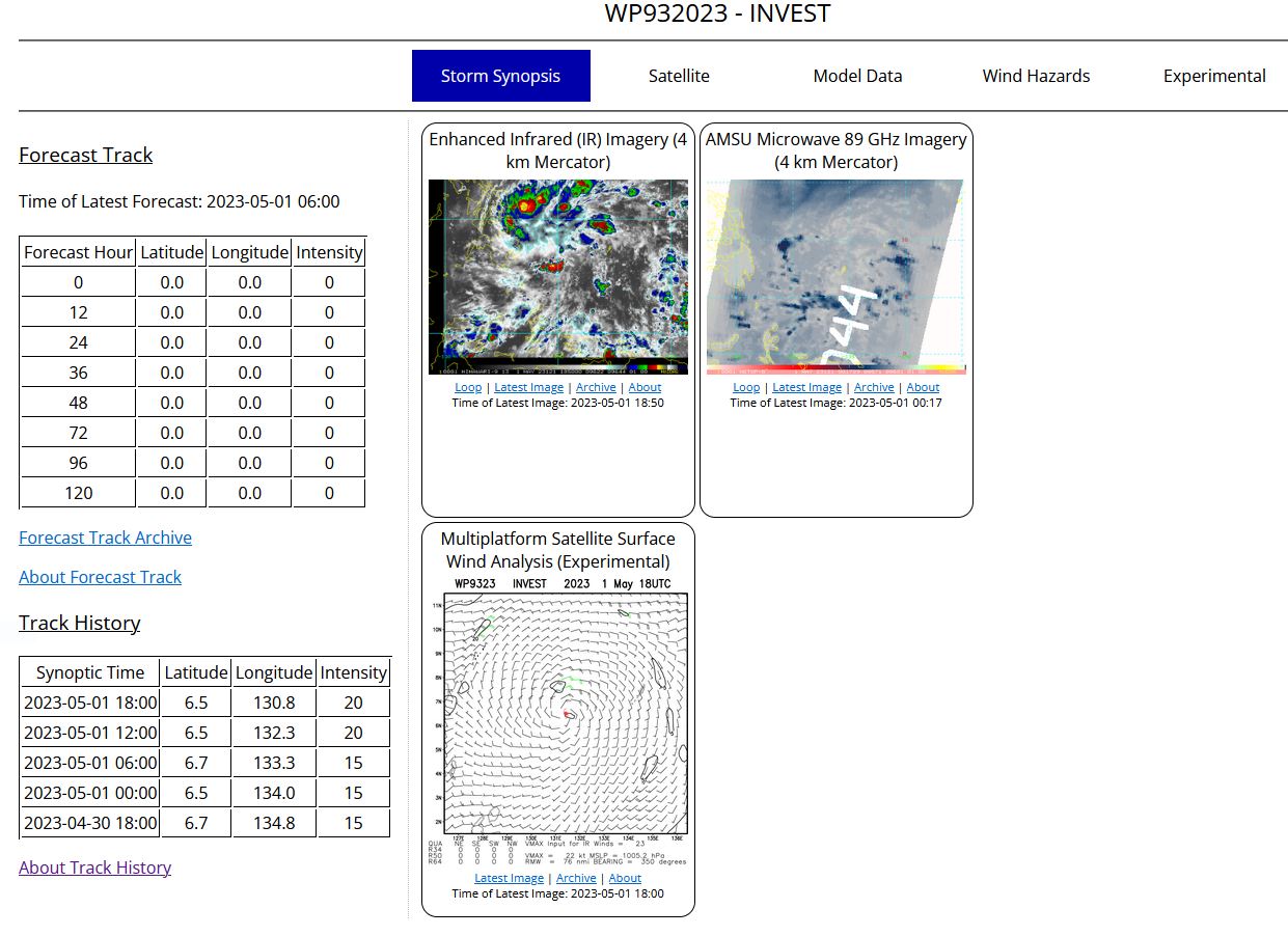 Invest 93W approaching the Philippines expected to consolidate next 72hours //Invest 90S// 0118utc