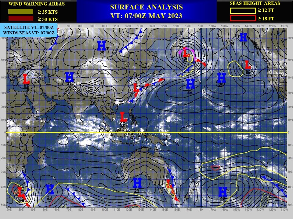 Invest 93W// Invest 95S// 0706utc