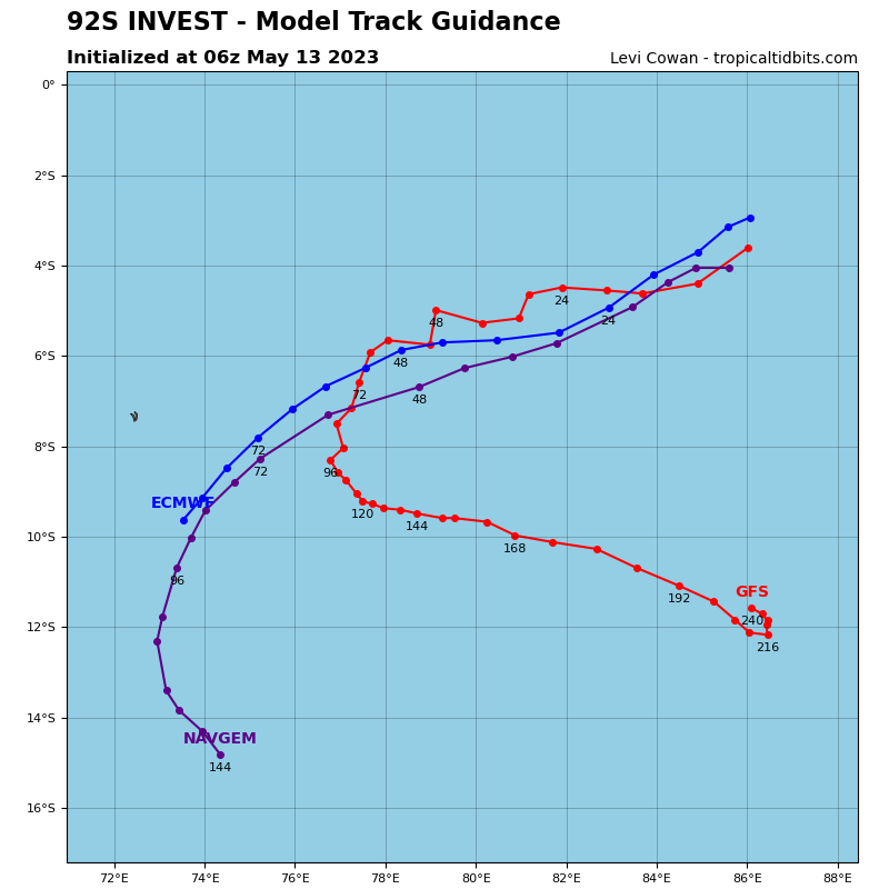 Super Cyclone 01B(MOCHA) set to make landfall within 24h between SITTWE and COX'S BAZAR//Invest 92S up-graded//1315utc