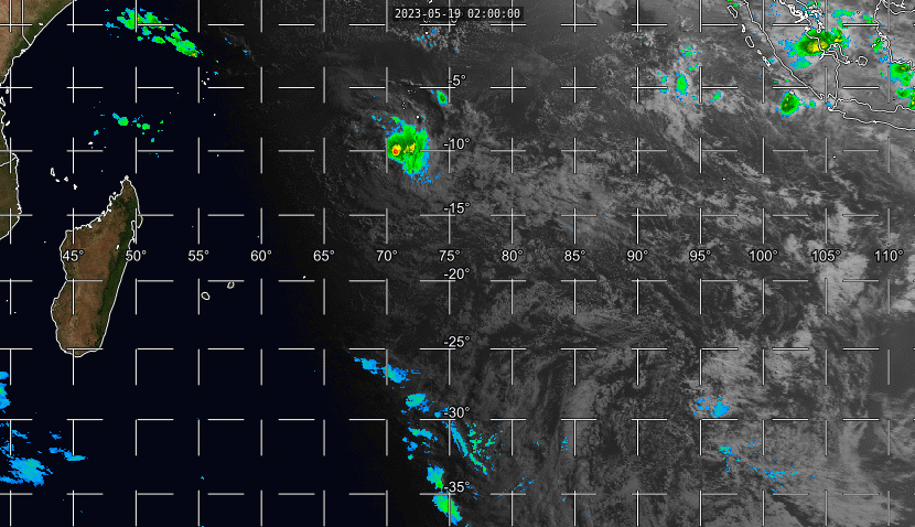 SATELLITE ANALYSIS, INITIAL POSITION AND INTENSITY DISCUSSION: ANIMATED ENHANCED INFRARED (EIR) SATELLITE IMAGERY AND MULTISPECTRAL SATELLITE IMAGERY (MSI) DEPICT AN UNRAVELLING, SLOW-MOVING SYSTEM. THE CONVECTIVE STRUCTURE IS NEARLY NON-EXISTENT AND REMAINS SOLELY ON THE SOUTHERN SECTOR OF THE LLCC AS INDICATED ON THE 230041Z SSMIS 91GHZ IMAGE. THE INITIAL POSITION IS ASSESSED WITH HIGH CONFIDENCE USING BOTH THE MICROWAVE IMAGERY FROM THE 230041Z SSMIS 91GHZ AND 37GHZ IMAGES, ALONG WITH THE MSI LOOP. THE LACK OF CONVECTION IS MAINLY DUE TO THE SLOW PROGRESSION, COMBINED WITH THE UPWELLING AND THE DRY-AIR AS DISCUSSED IN PREVIOUS FORECASTS. THE INITIAL INTENSITY OF 65KTS IS ASSESSED WITH MEDIUM CONFIDENCE BASED ON MULTIPLE AGENCY DVORAK INTENSITY AND OBJECTIVE AUTOMATED INTENSITY ESTIMATES. ENVIRONMENTAL CONDITIONS REMAIN MARGINALLY UNFAVORABLE WITH MODERATE (20-25KTS) VWS, WARM (28-29C) SSTS, AND MODERATE POLEWARD OUTFLOW.