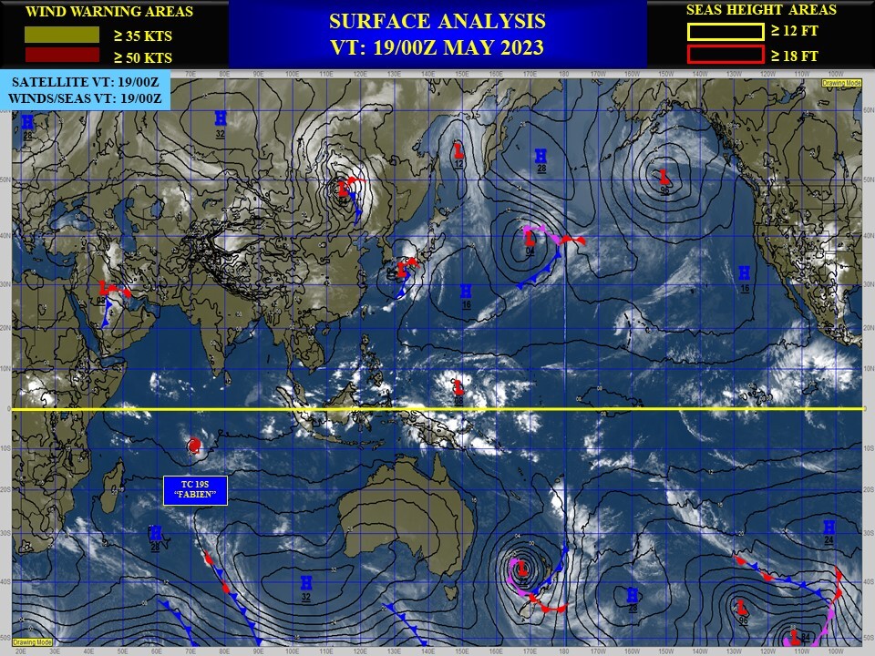Invest 97W rapid intensification likely after intial consolidation//TC 19S(FABIEN) slow weakening next 72hours//1909utc