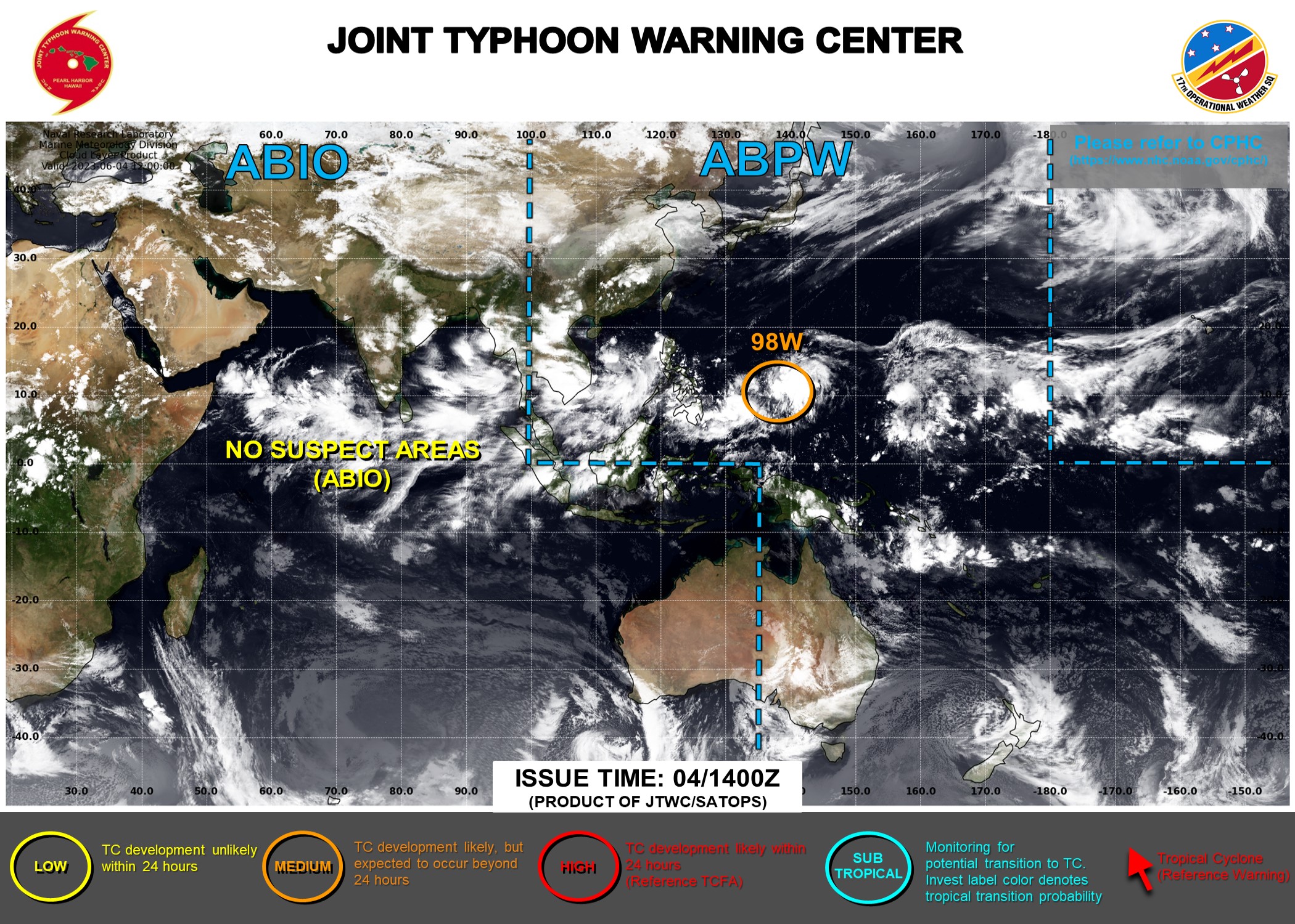 Invest 98W up-graded// Invest 99W// 0415utc