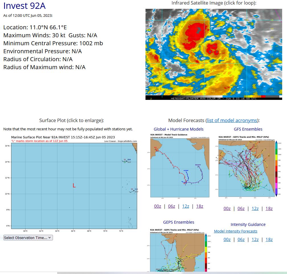 Tropical Cyclone Formation Alert issued for Invest 98W and Invest 92A//0515utc