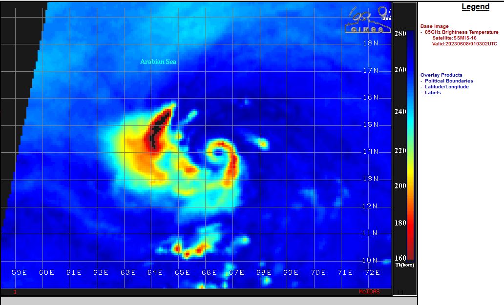Typhoon 03W(GUCHOL) peaking by 24h at CAT 2 US// TC 02A(BIPARJOY) may reach CAT 3 US by 36h//0803utc