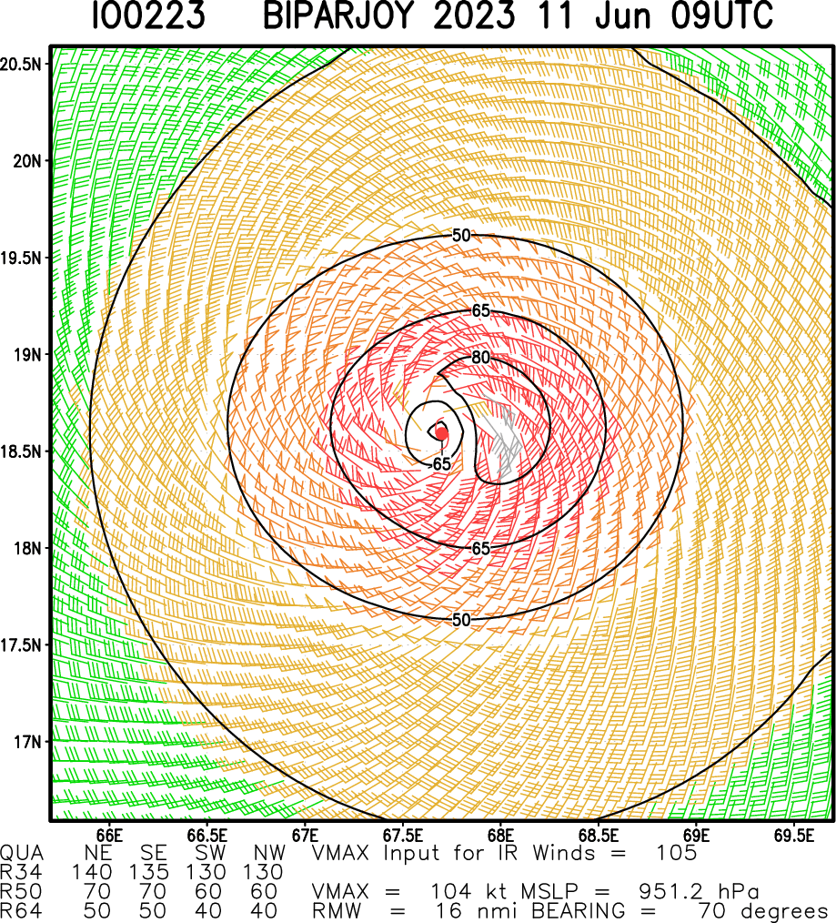 TC 02A(BIPARJOY) up-graded to CAT 3 US based on SAR//TY 03W(GUCHOL) peaked at CAT 2 US//1112utc