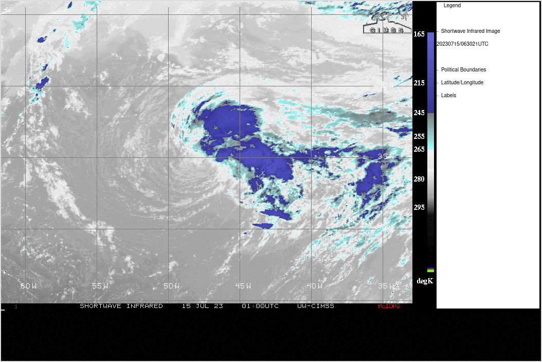 South China Sea: TS 04W forecast to reach Typhoon intensity by 24h//HU 03E(CALVIN) peaked at CAT 3 US// SS 05L(DON)//1506utc