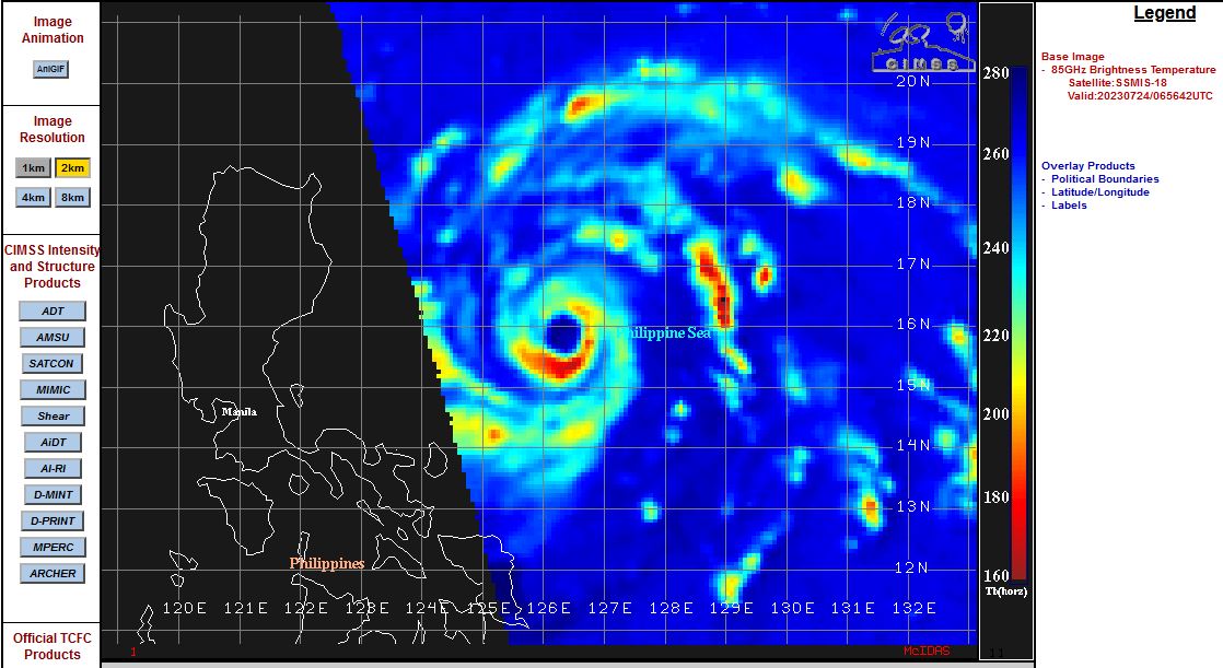 Typhoon 05W(DOKSURI) from CAT 1 US to CAT 4 in only 24h to skirt NE tip of LUZON in 36h//TS 05L(DON)//Invest 91W//Invest 95L//2409utc