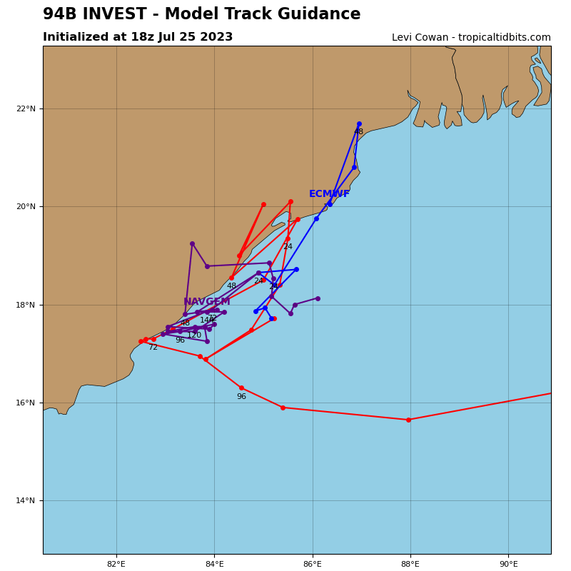 Typhoon 05W(DOKSURI) to make landfall near XIAMEN/CHINA shortly before 48h//Invest 91W//Invest 94B//2603utc