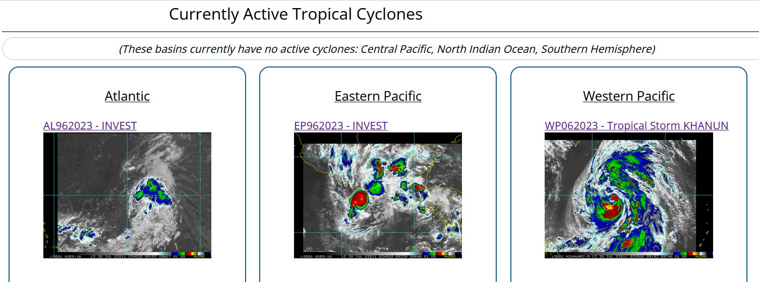 06W(KHANUN) intensifying to Typhoon CAT 2 US within 36h approaching OKINAWA//Invest 96E//Invest 96L//300300utc