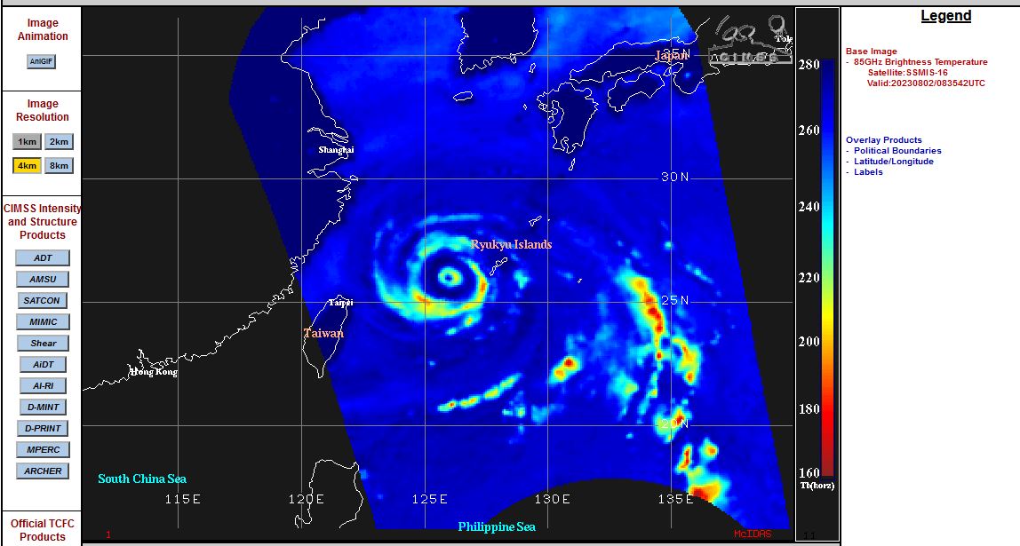 06W(KHANUN) forecast to remain at Typhoon intensity next 72h// 05E(DORA) forecast to peak at CAT 4 US by 24h//0215utc