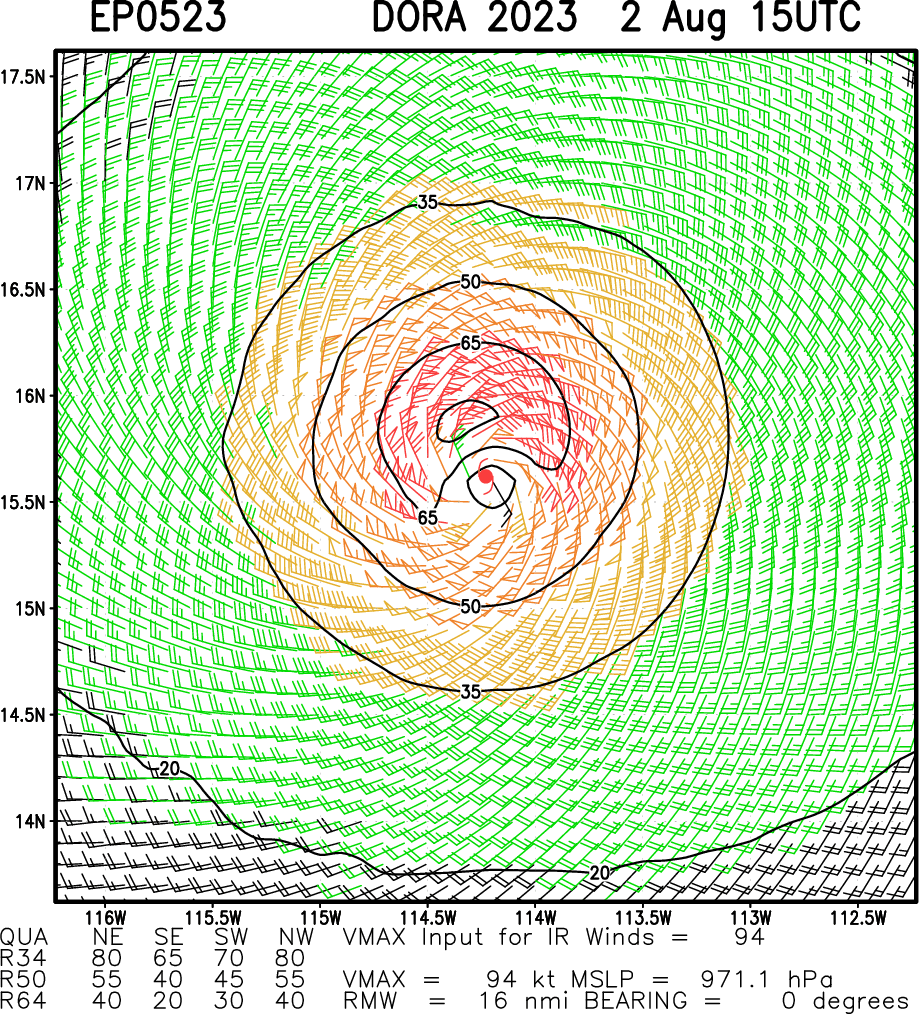 06W(KHANUN) forecast to remain at Typhoon intensity next 72h// 05E(DORA) forecast to peak at CAT 4 US by 24h//0215utc