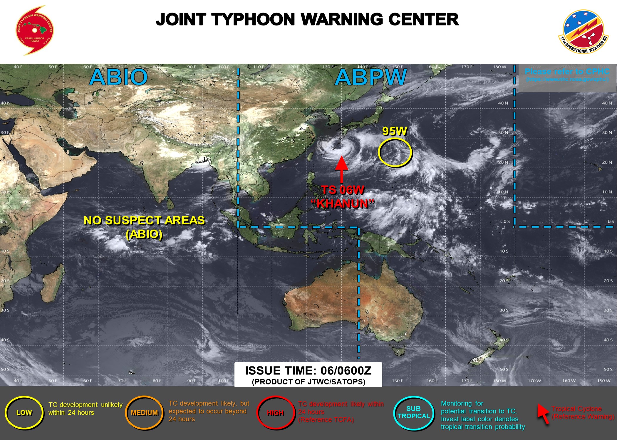 06W(KHANUN)to approach KYUSHU by 48/72H at Typhoon intensity//05E(DORA) powerful CAT 4 US//06E(EUGENE) intensifying//0521utc