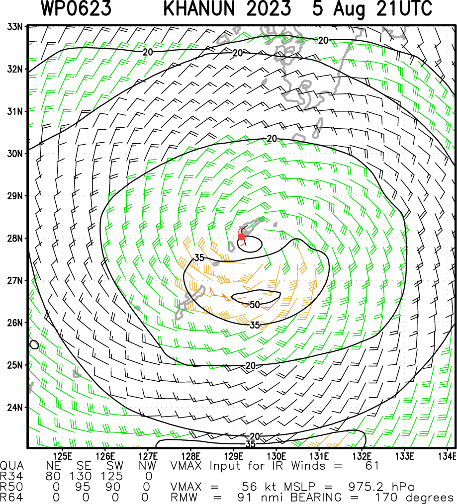 06W(KHANUN)to approach KYUSHU by 48/72H at Typhoon intensity//05E(DORA) powerful CAT 4 US//06E(EUGENE) intensifying//0521utc