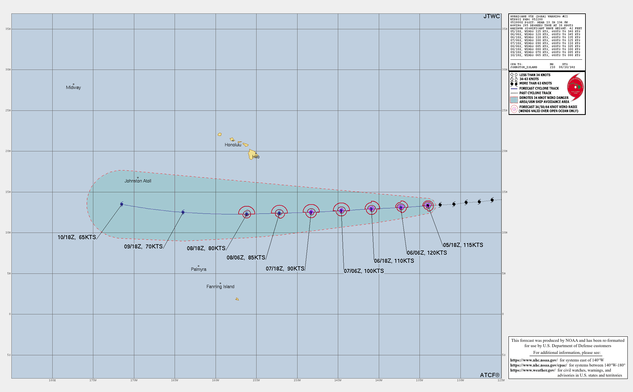 06W(KHANUN)to approach KYUSHU by 48/72H at Typhoon intensity//05E(DORA) powerful CAT 4 US//06E(EUGENE) intensifying//0521utc