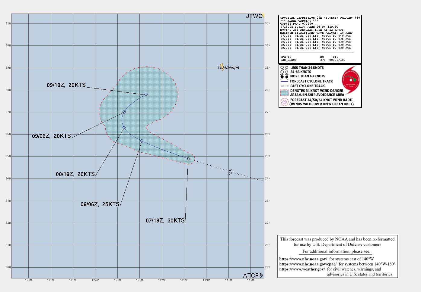TS 06W(KHANUN)// TS 07W(LAN)// HU 05E(DORA) still powerful CAT 4 US// TD 07E(EUGENE)// 0806utc