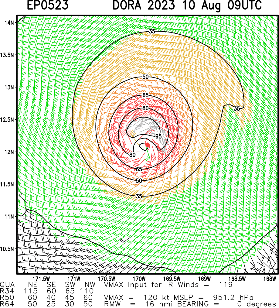 06W(KHANUN) crossing the Korean Peninsula//TY 07W(LAN) to peak by 48h//HU 05E(DORA)still CAT4 US// 3 WEEK GTHO maps//1009utc