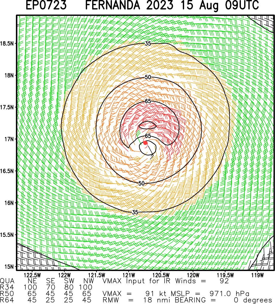 TS 07W(LAN) exiting JAPAN//Long-lived TD 05E(DORA) not dead yet// HU 07E(FERNANDA) topped CAT 4 US// TS 08E(GREG)// 1509utc