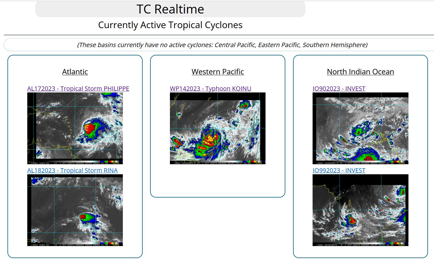 Typhoon 14W(KOINU) to reach CAT 3 US by 36h// TS 17L(PHILIPPE)// TS 18L(RINA)// 0109utc updates