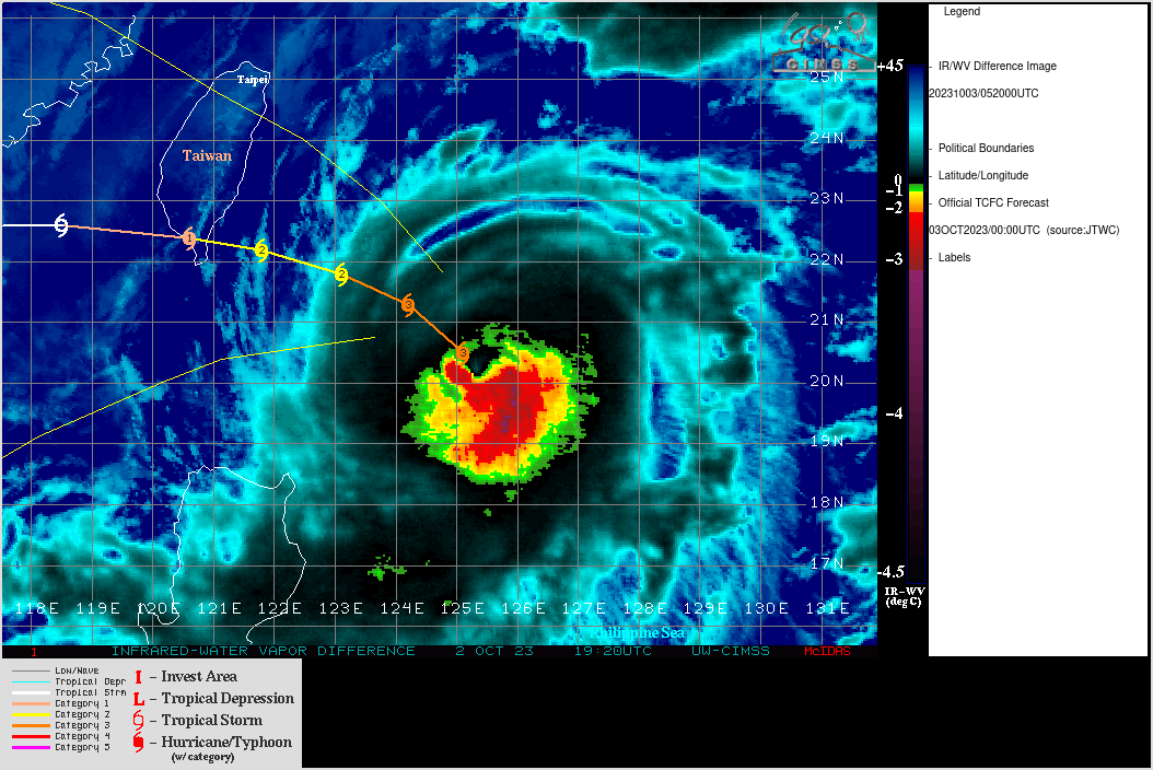 SATELLITE ANALYSIS, INITIAL POSITION AND INTENSITY DISCUSSION: ANIMATED ENHANCED INFRARED (EIR) SATELLITE IMAGERY DEPICTS SPIRAL BANDING WRAPPING INTO A FORMATIVE, RAGGED EYE, WHICH SUPPORTS THE INITIAL POSITION WITH MEDIUM CONFIDENCE. OVERALL, THE SYSTEM HAS WEAKENED SLIGHTLY DUE TO PERSISTENT EASTERLY VERTICAL WIND SHEAR (VWS) AND DRY AIR ENTRAINMENT. THIS IS CLEARLY EVIDENT IN A 022232Z  SSMIS 91 GHZ MICROWAVE IMAGE WHICH DEPICTS A PARTIAL EYEWALL OVER THE WESTERN SEMICIRCLE AND A DRY SLOT OVER THE EASTERN SEMICIRCLE,  WITH DEEP CONVECTIVE BANDING WRAPPING TIGHTLY AROUND THE ELONGATED LOW-LEVEL CIRCULATION CENTER. THE INITIAL INTENSITY IS ASSESSED AT 105 KNOTS BASED ON THE AGENCY FINAL-T (102 KTS) ESTIMATES AND CURRENT INTENSITY ESTIMATES OF 6.0 (115 KTS) AS WELL AS A 022233Z DMINT ESTIMATE OF 101 KTS. THE 030130Z AIDT ESTIMATE OF 111 KTS IS ALSO IN BETTER ALIGNMENT WITH THE INITIAL INTENSITY ASSESSMENT. A 022130Z RCM-3 SAR IMAGE REVEALS MAXIMUM WINDS OF ONLY 88 KNOTS WITH EXPANSIVE GALE-FORCE AND STORM-FORCE WINDS ESPECIALLY OVER THE SOUTHEAST QUADRANT. THE SAR IMAGE WAS USED TO ADJUST THE INITIAL WIND RADII WITH HIGH CONFIDENCE HOWEVER THE MAXIMUM WIND ESTIMATE IS  TOO LOW.