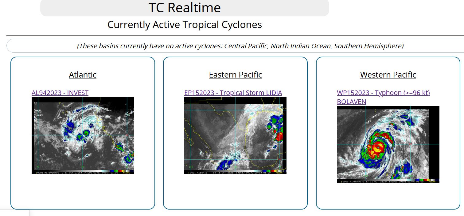 Super Typhoon 15W(BOLAVEN) peaks as a very powerful CAT 5 US// 3 WEEK GTHO maps//1115utc 
