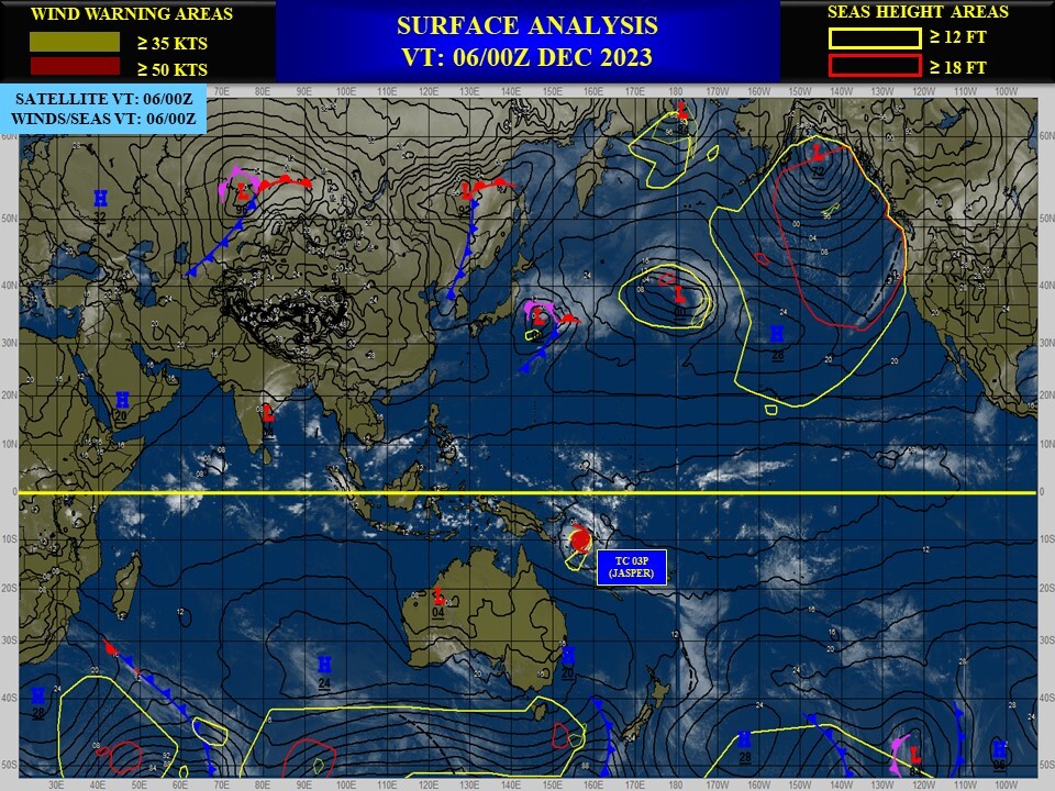 TC 03P(JASPER) forecast to rapidly intensify up to US CAT 3 by 30H// 3 week GTHO maps Tropical Cyclone Probability//0615utc