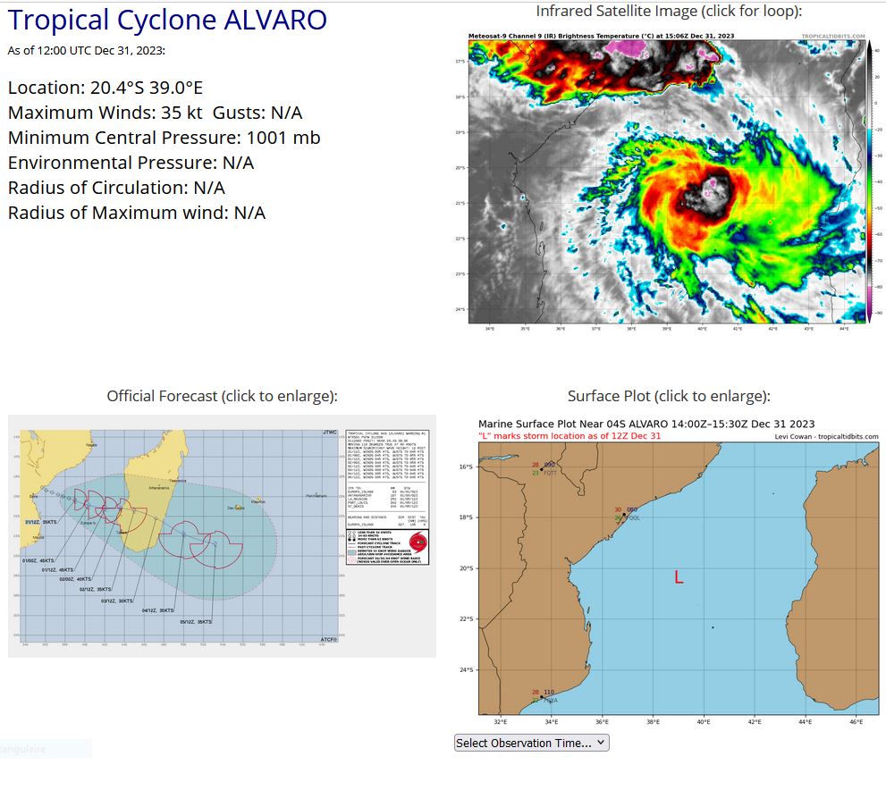 TC 04S(ALVARO) intensifying// 3115UTC