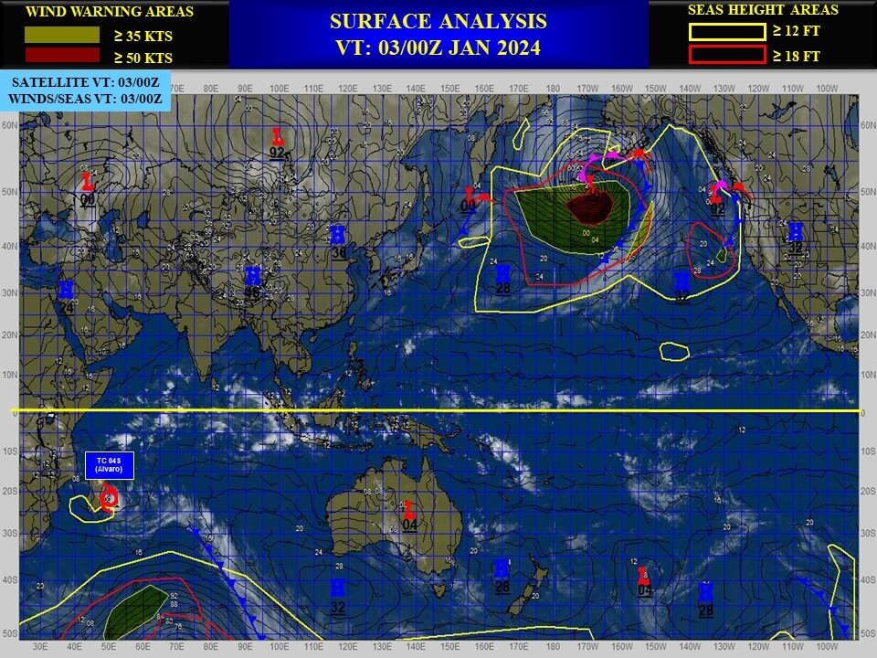 TC 04S(ALVARO) 2nd short-lived intensity peak //3 Week Tropical Cyclone Formation probability// 0306utc