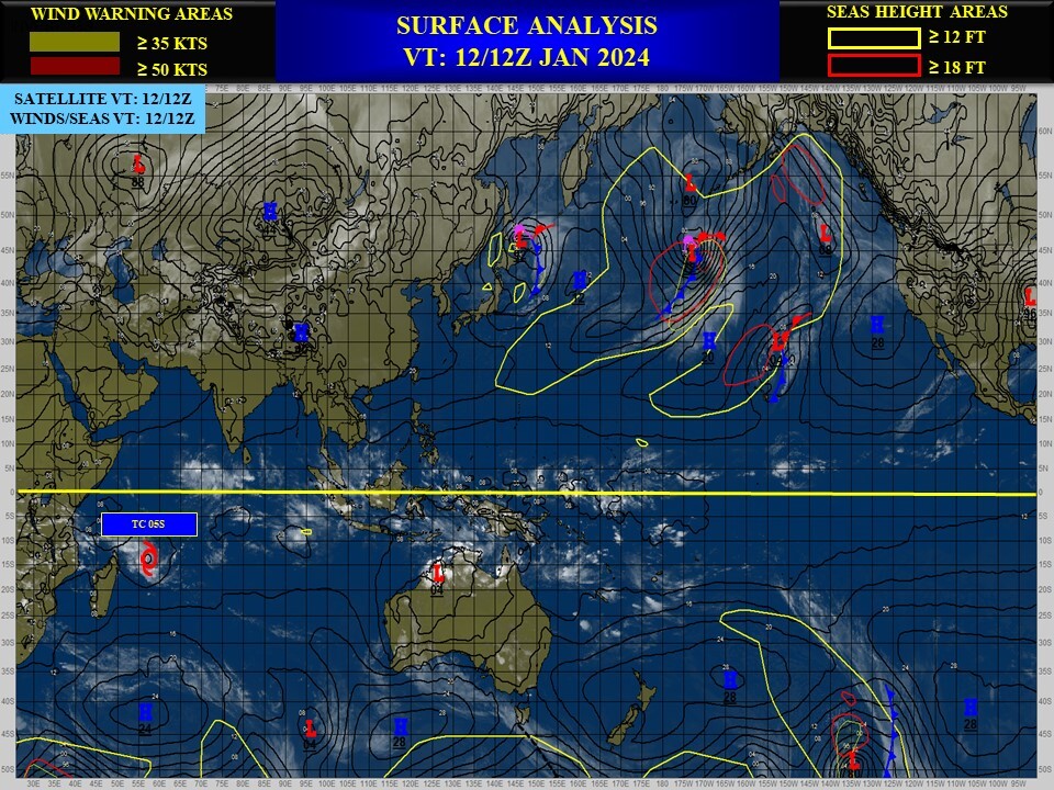 TC 05S is forecast to intensify significantly next 72h and dangerously approach REUNION and MAURITIUS islands//1215utc