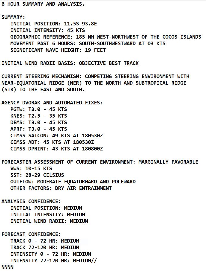 TC 05S(BELAL)// TC 06S(ANGGREK)//Invest 90P//Invest 99S// 3 Week Tropical Cyclone Formation Probability//1809utc