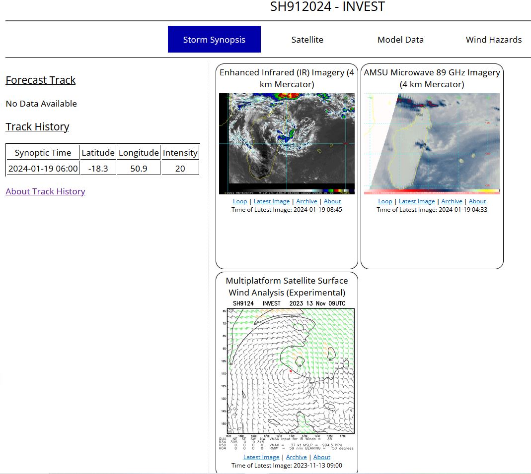 TC 05S(BELAL) Final Warning//TC 06S(ANGGREK) near Typhoon Intensity//Invest 90P upgraded//Invest 91S//1909utc