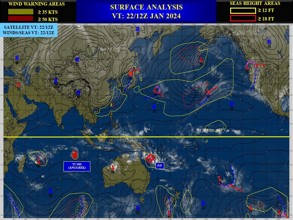 TC 06S(ANGGREK)// TC 07P// Invest 92S// Invest 99S// 2309utc updates