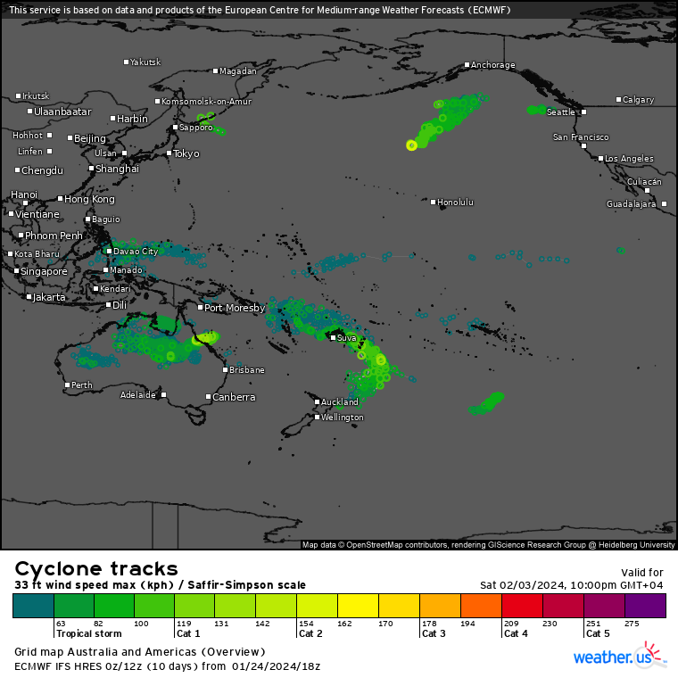 TC 07P(KIRRILY) landfall close to TONWSVILLE//TC 06S(ANGGREK) to reach CAT 3 US within 72H//TC 08S(CANDICE) intensifying//2503utc