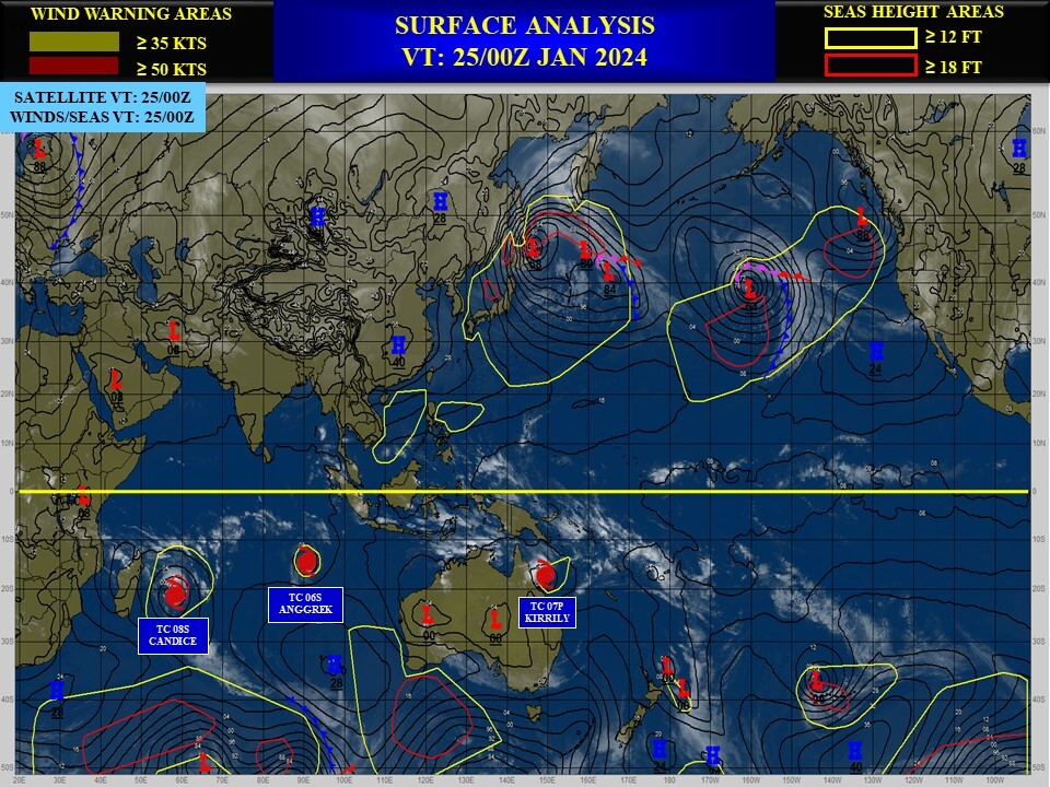 TC 07P(KIRRILY) landfall close to TONWSVILLE//TC 06S(ANGGREK) to reach CAT 3 US within 72H//TC 08S(CANDICE) intensifying//2503utc TC 07P(KIRRILY) landfall close to TONWSVILLE//TC 06S(ANGGREK) to reach CAT 3 US within 72H//TC 08S(CANDICE) intensifying//2503utc