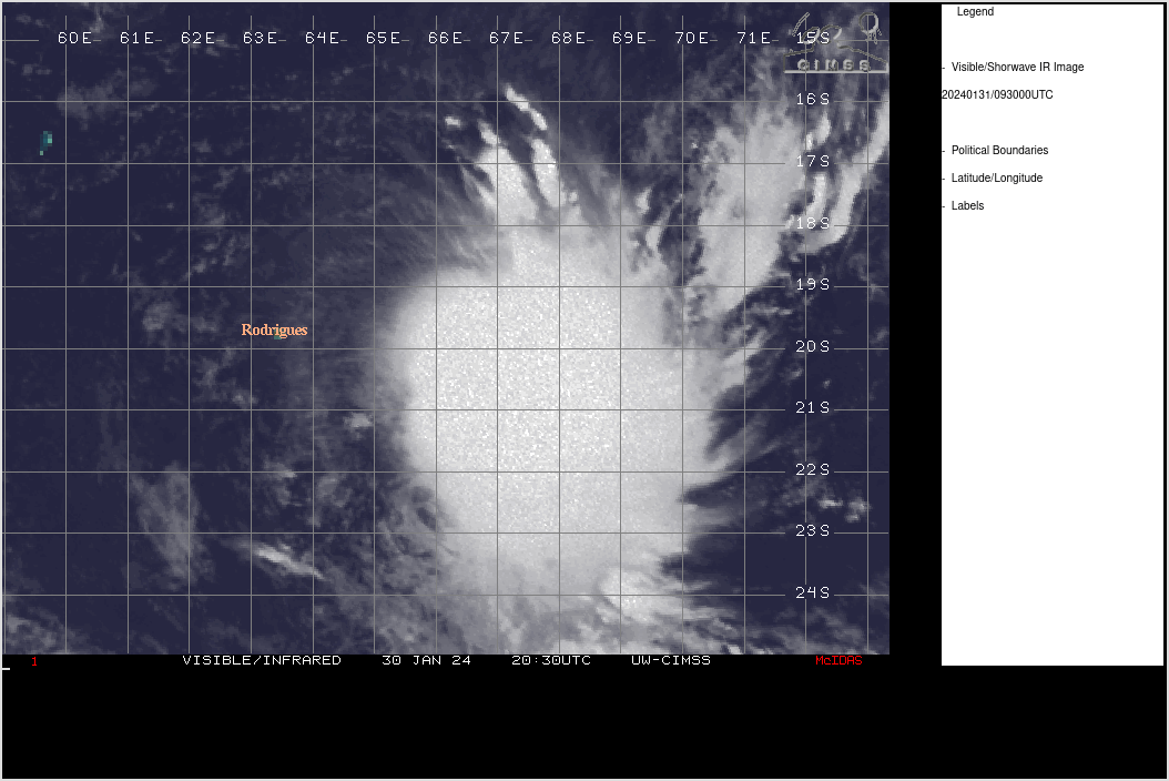  Long-lived ex CAT 4 06S(ANGGREK)// TC 09S update// Invest 93W// Invest 94P//3 Week Tropical Cyclone Formation Probability//3109utc