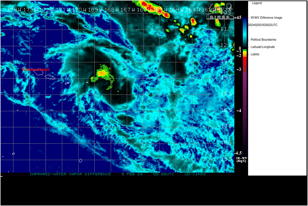 ANIMATED MULTISPECTRAL SATELLITE IMAGERY  (MSI) AND A 050109Z AMSR2 89GHZ MICROWAVE IMAGE DEPICT A CONSOLIDATED  CIRCULATION WITH PERSISTENT FLARING CONVECTION OVER ITS CENTER AND  FORMATIVE BANDING ON THE NORTHERN AND SOUTHERN PERIPHERIES WRAPPING  TOWARDS ITS CENTER.