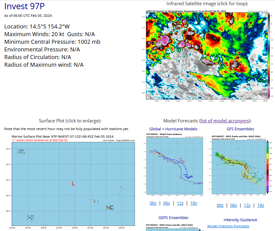 Tropical Cyclone Formation Alert issued for INVEST 95P//INVEST 94P//INVEST 97P//07P(KIRRILY overland remnants// 0509utc
