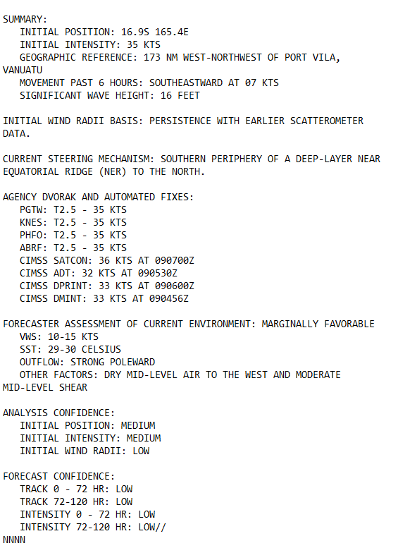 TC 12P//Remnants of TC 11P(OSAI)// 10P(NAT) Subtropical// INVEST 90S// 10 DAY ECMWF Storm Tracks//0909utc