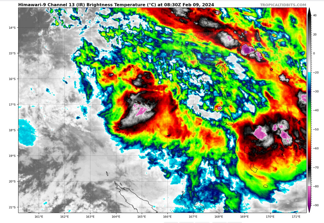 TC 12P//Remnants of TC 11P(OSAI)// 10P(NAT) Subtropical// INVEST 90S// 10 DAY ECMWF Storm Tracks//0909utc