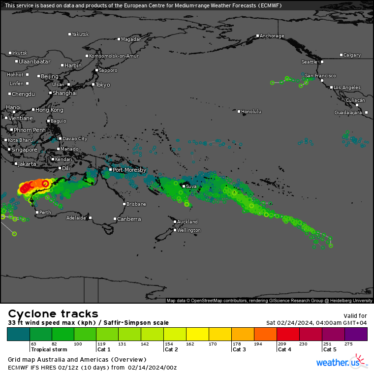 INVEST 90S// INVEST 93S// INVEST 94P//10 DAY ECMWF Storm Tracks//3 Week Tropical Cyclone Formation Probability// 1409utc