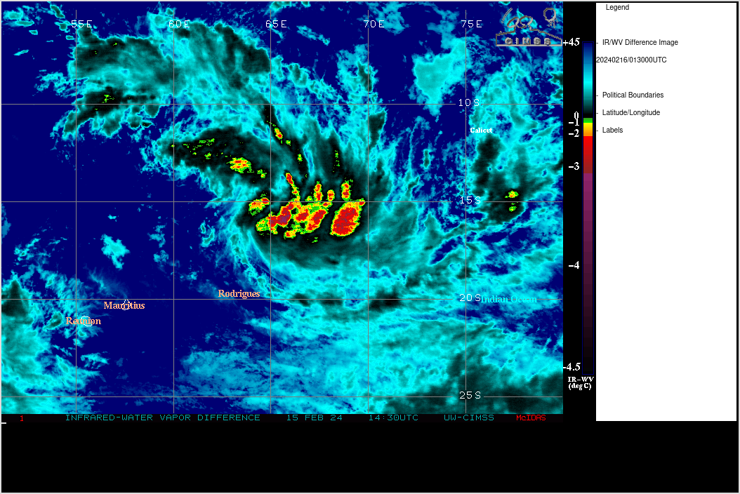 TC 13S(DJOUNGOU) Rapid Intensification possible// TC 14P// TC 15P/ 10 Day ECMWF Storm Tracks// 1603utc TC 13S(DJOUNGOU) Rapid Intensification possible// TC 14P// TC 15P/ 10 Day ECMWF Storm Tracks// 1603utc