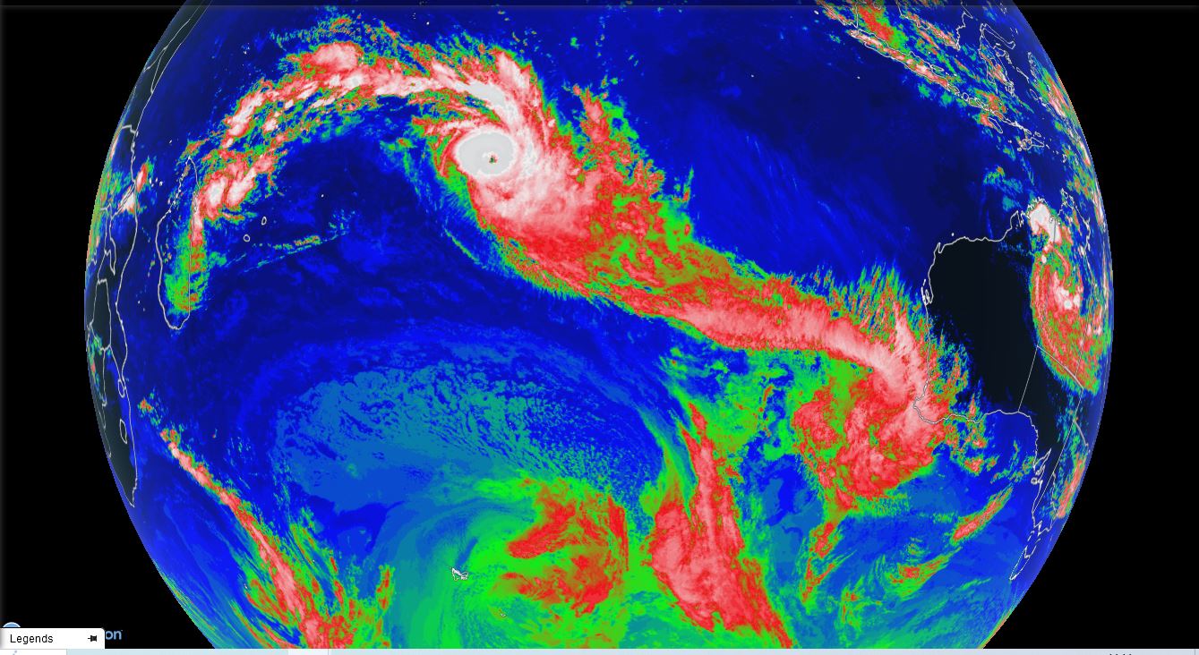 TC 13S(DJOUNGOU) peaks as a powerful CAT 4 US//TCFA issued for INVEST 95S//10 Day ECMWF Storm Tracks//1809utc