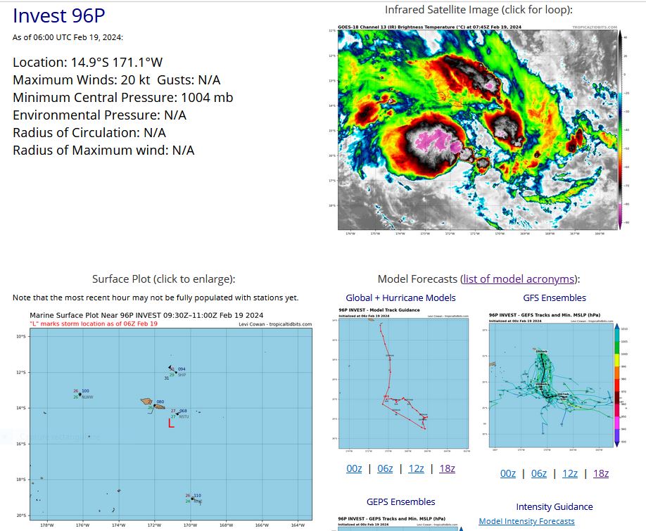 TC 13S(DJOUNGOU) former Super Typhoon now rapidly decaying//TC 16S developing next 72h//10 Day ECMWF Storm Tracks//1910utc